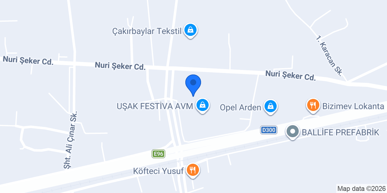 Moncher Restorant Uşak konumu