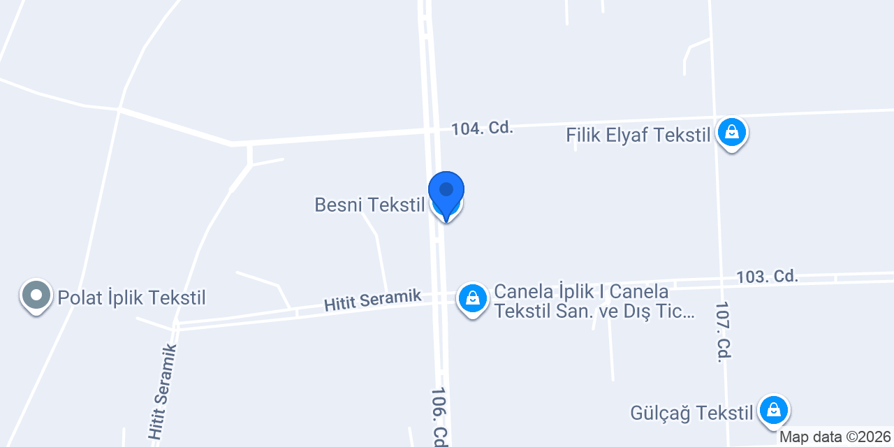 Besni Tekstil konumu
