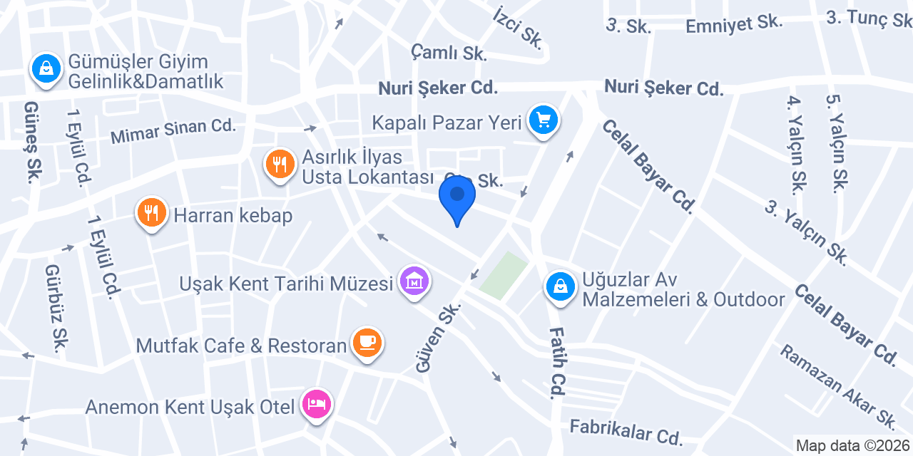 Polat Veteriner Kliniği konumu