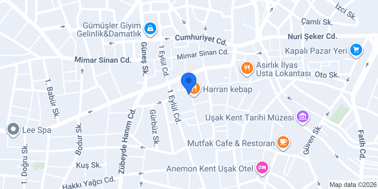 Mert Kitabevi konumu