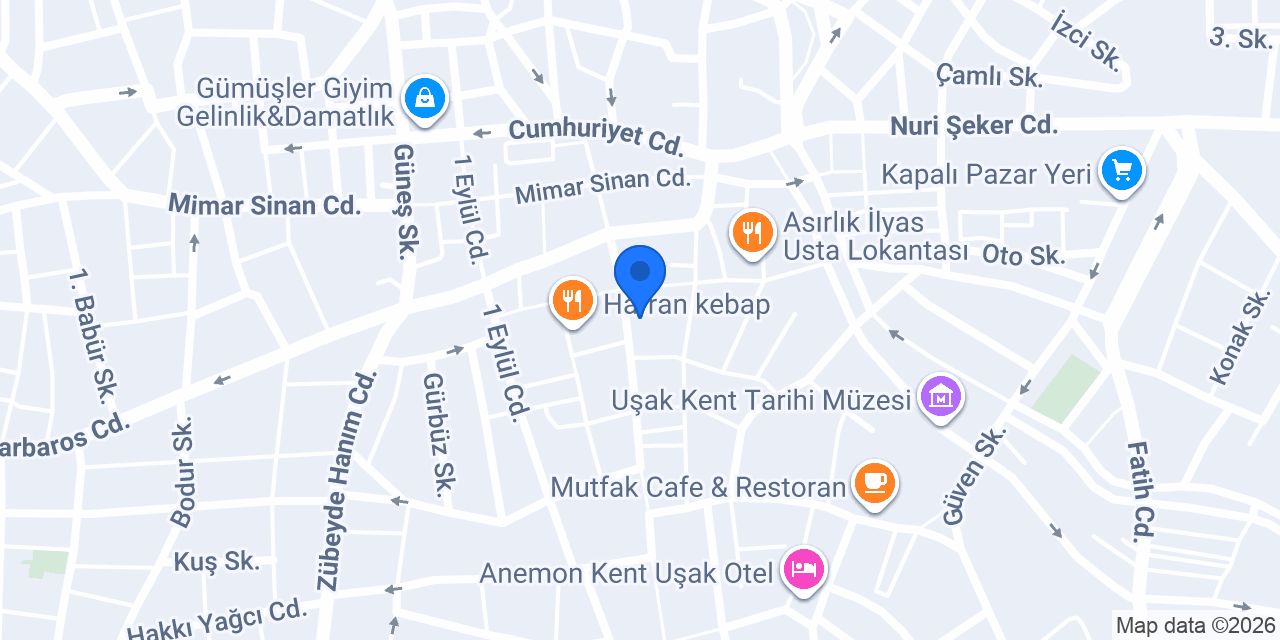 Cik Cik Döner konumu