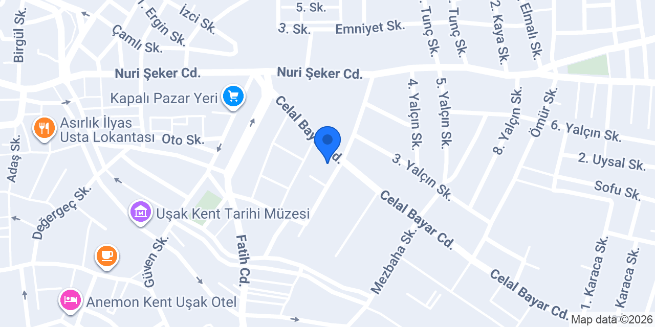 UŞAK GOLD ELEKTRİK konumu