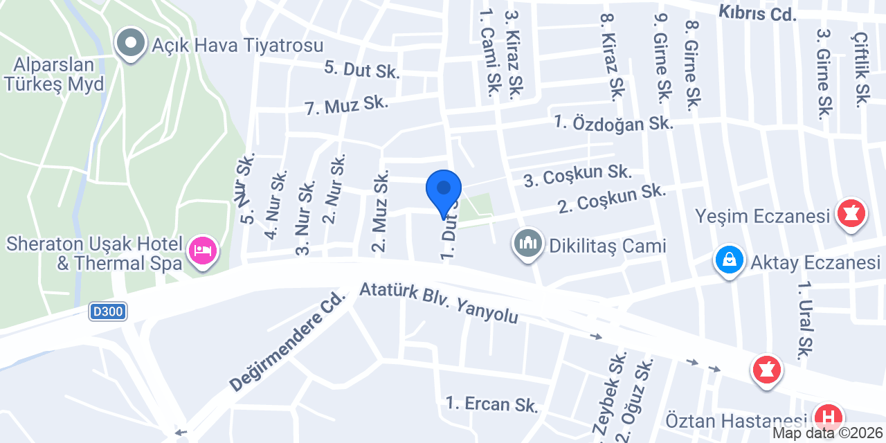 NUR ECZANESİ konumu