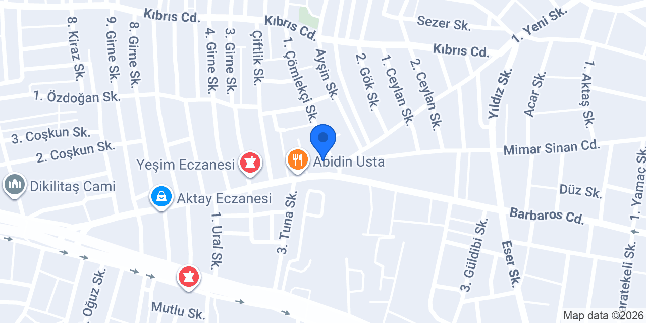 Kübra Pastanesi konumu