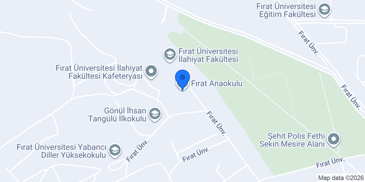 Fırat Anaokulu konumu