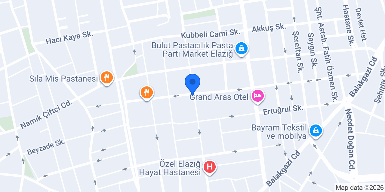 Özoğlu Kuyumculuk konumu