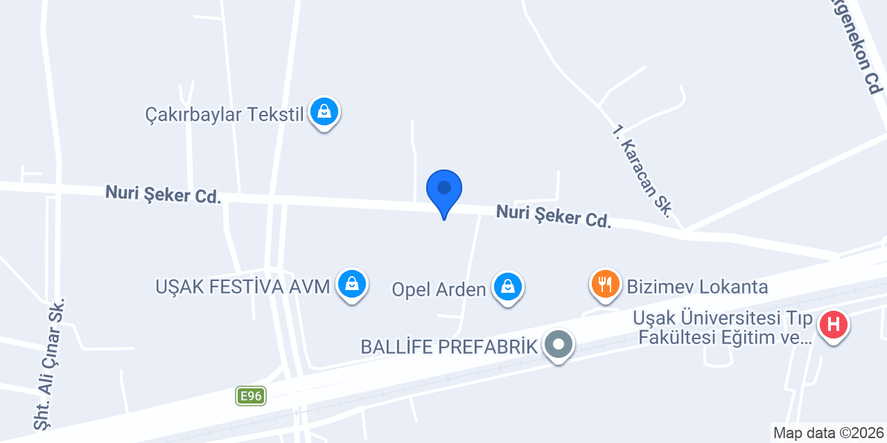 Arslan Kardeşler Battaniye Fabr. konumu