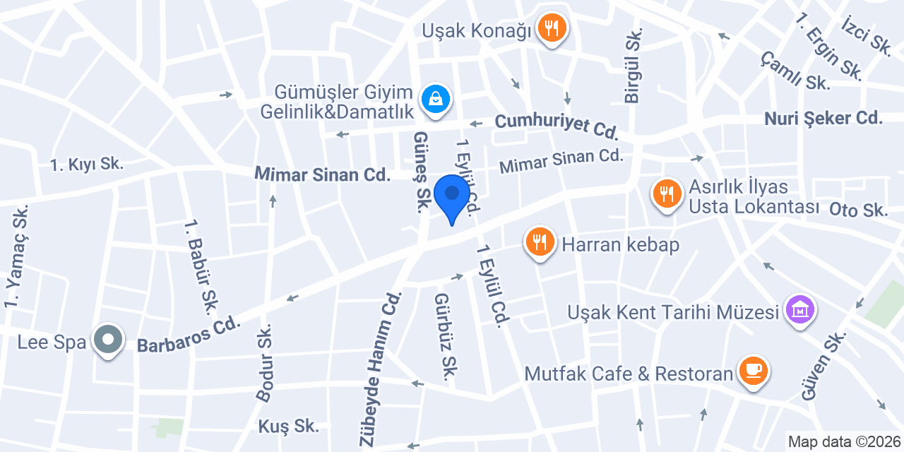 Egeşok konumu