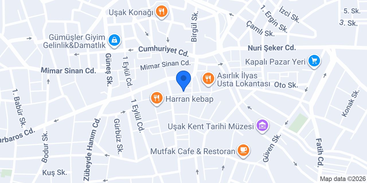 Ebruli Butik konumu