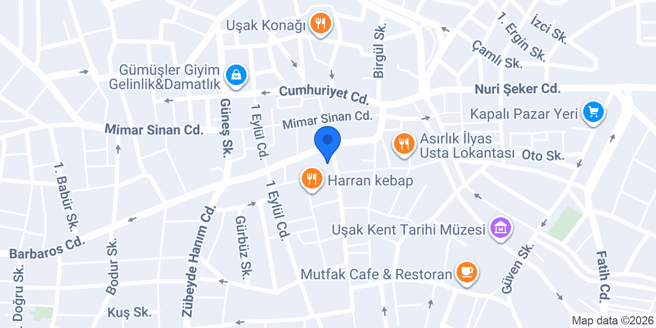 D Diamond Uşak konumu