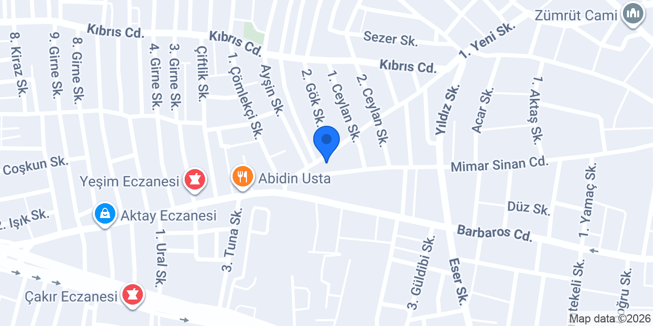 UŞAK TANER KONAKLAMA konumu