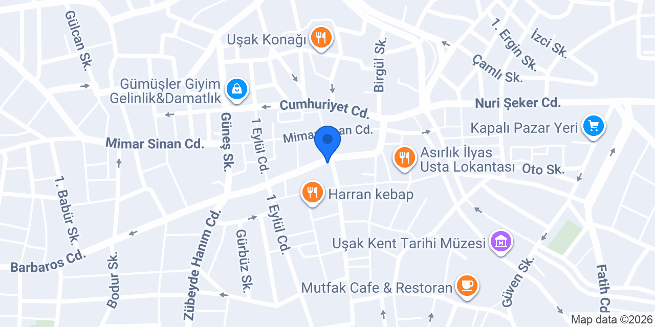 Merkez Taksi konumu
