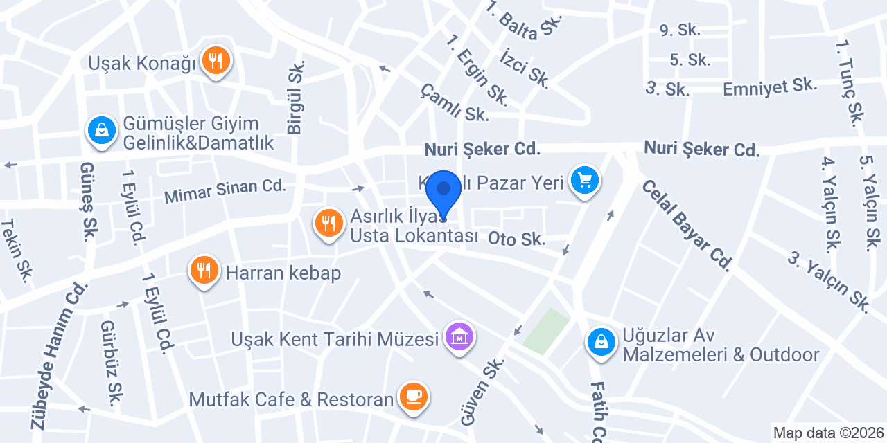 Keser Ticaret konumu