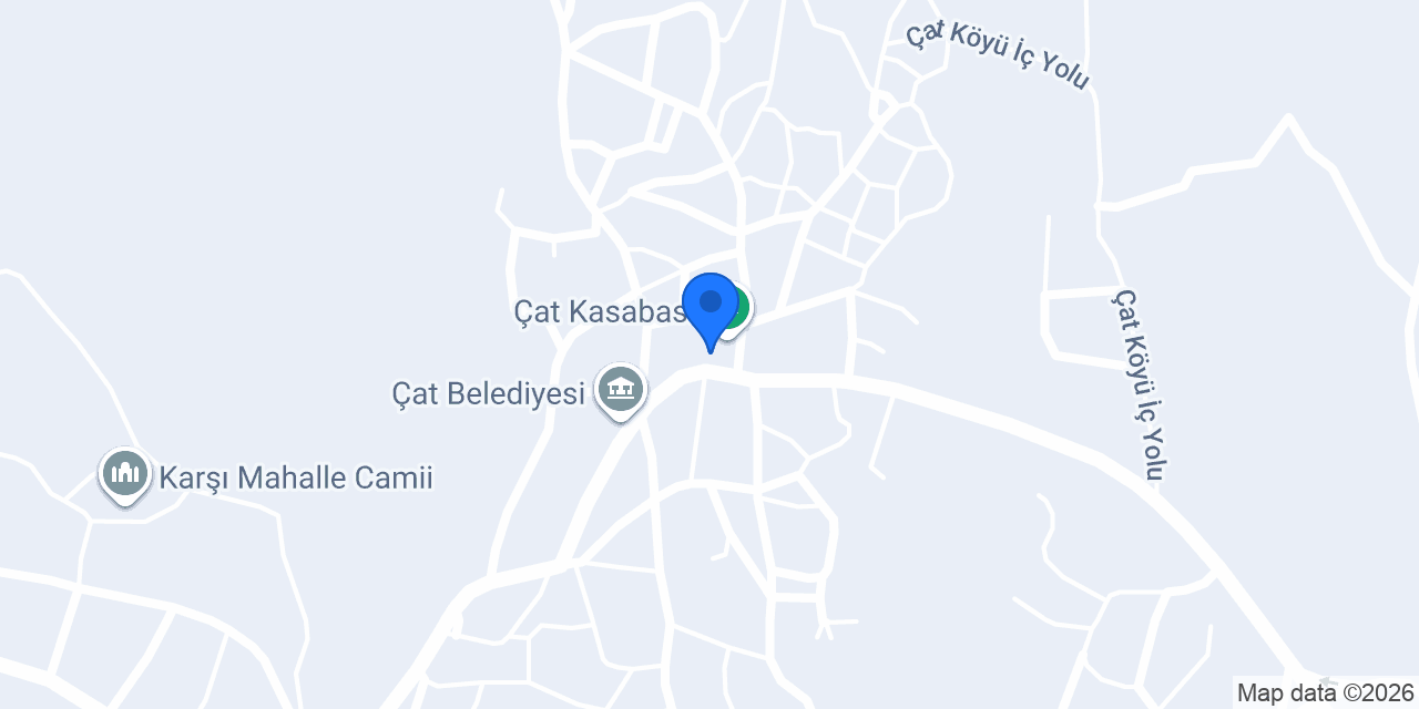 Çat Sağlık Ocağı konumu