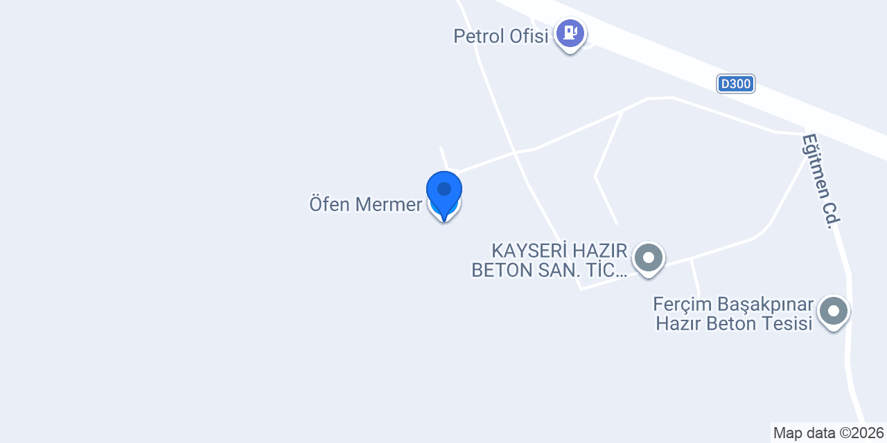 Öfen Mermer konumu