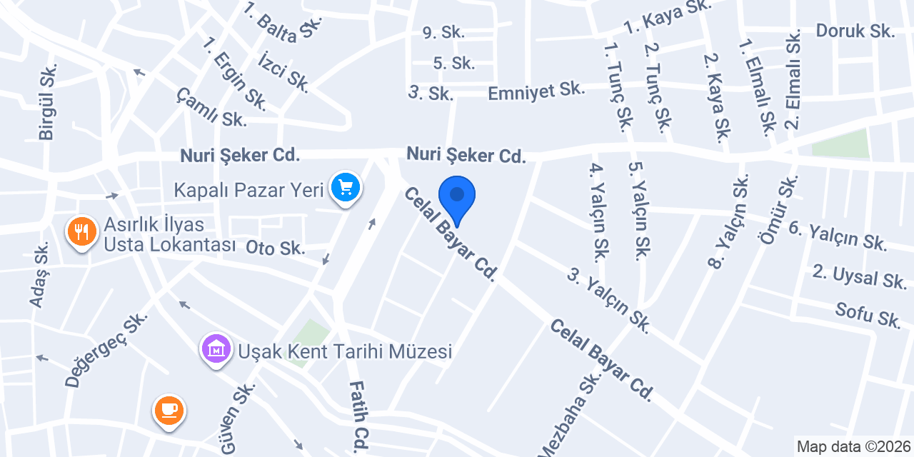 Ceylan Mobilya konumu