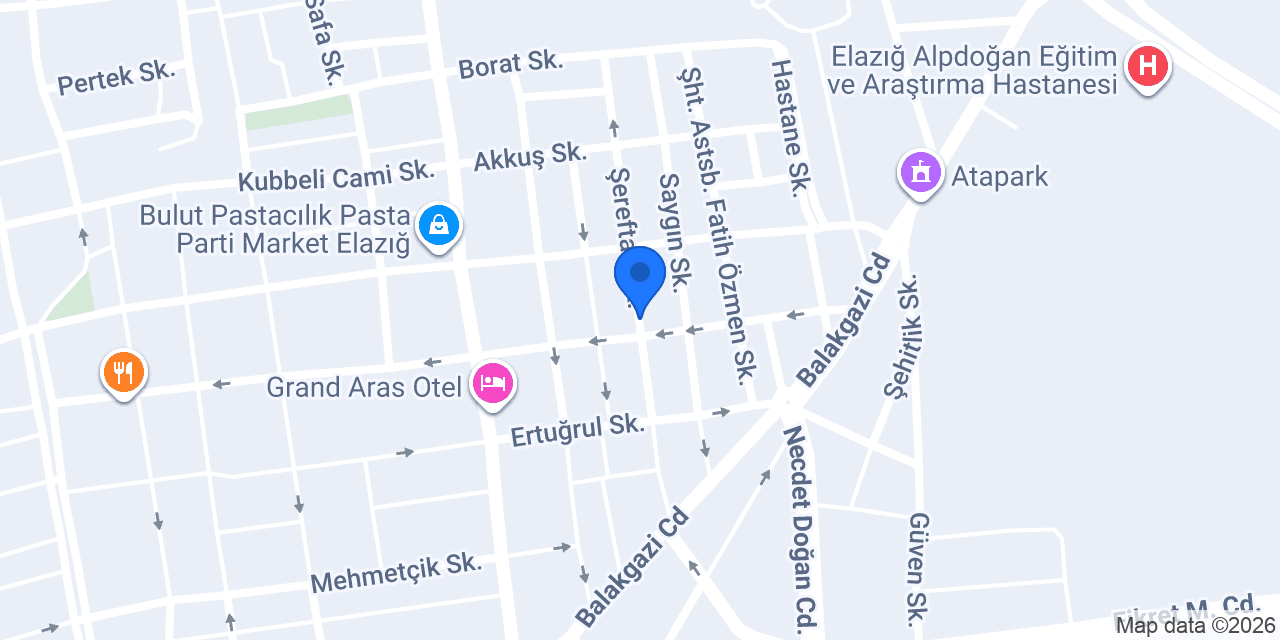 Merkez Pide Fırını konumu