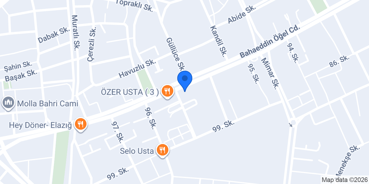 Damla Reklam konumu