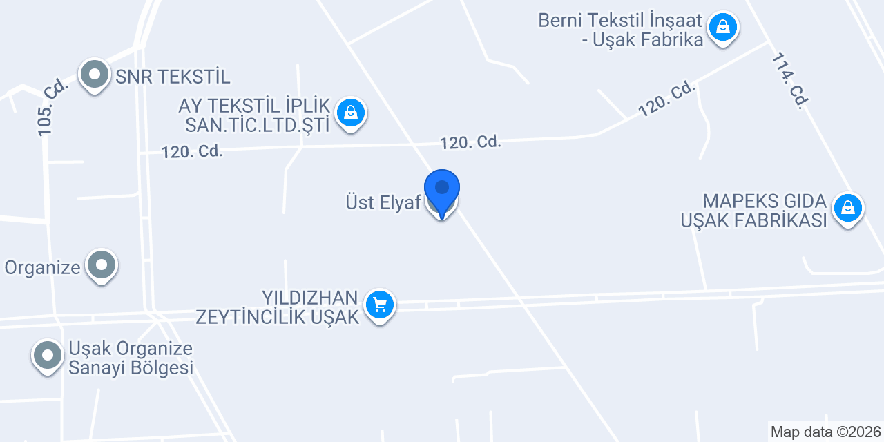 Üst Elyaf konumu