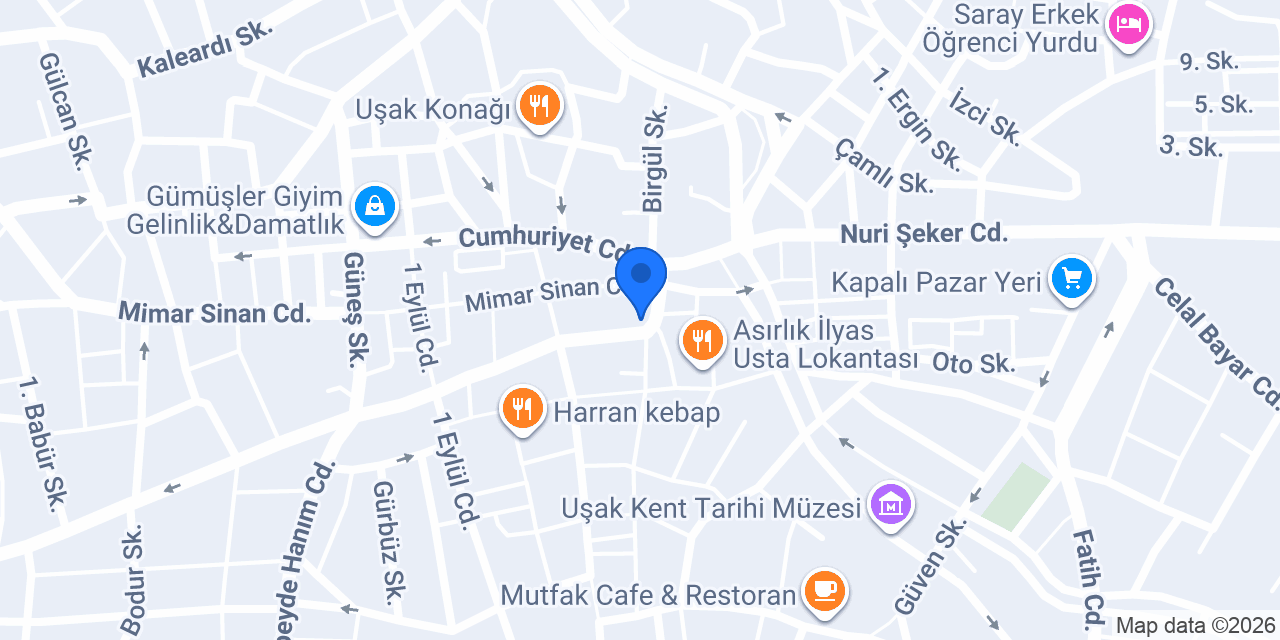 SMMM İsmail AKAR konumu