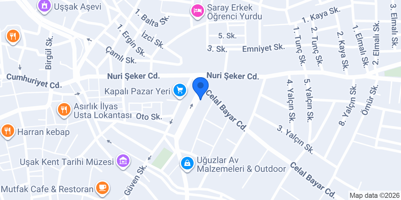 Hami Kaymak Veteriner Kliniği konumu