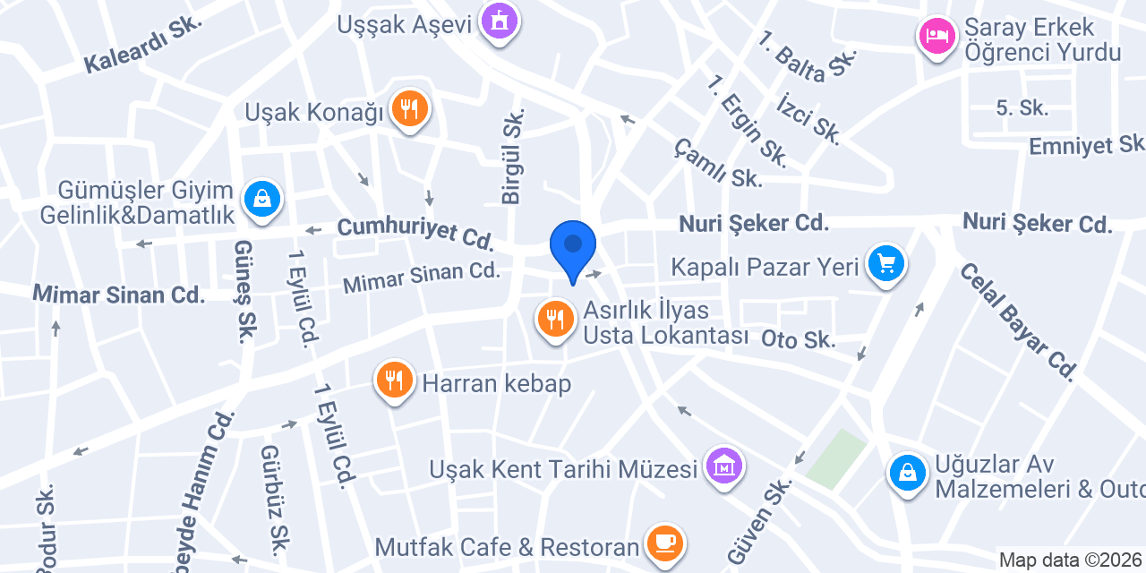 İTİL PALAS konumu