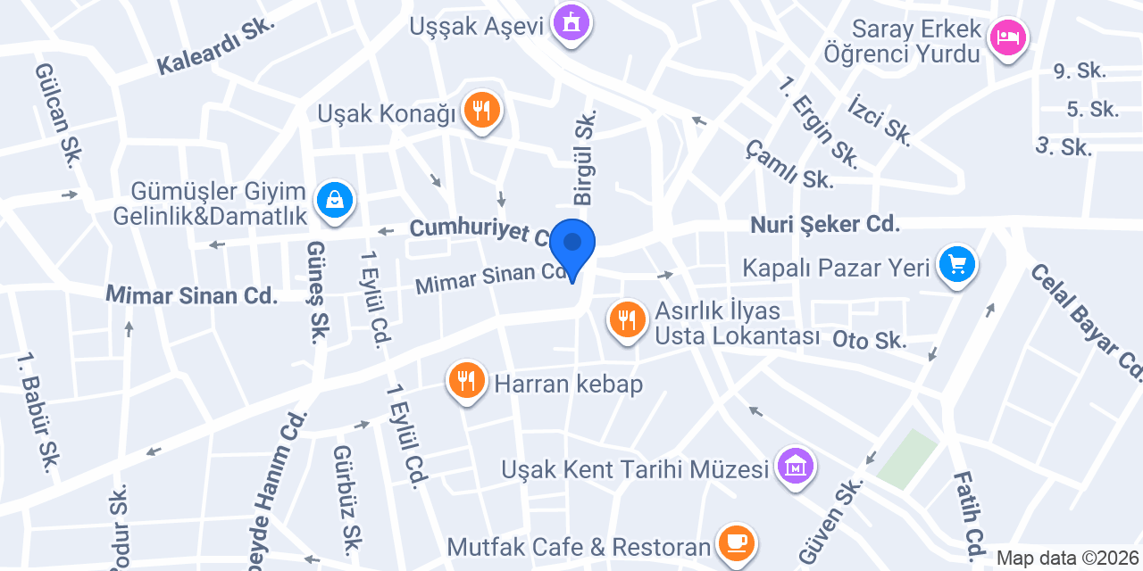 PTT ₺KARGO& POSTA konumu