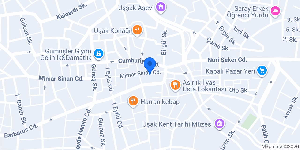 AKSU KUYUMCULUK konumu