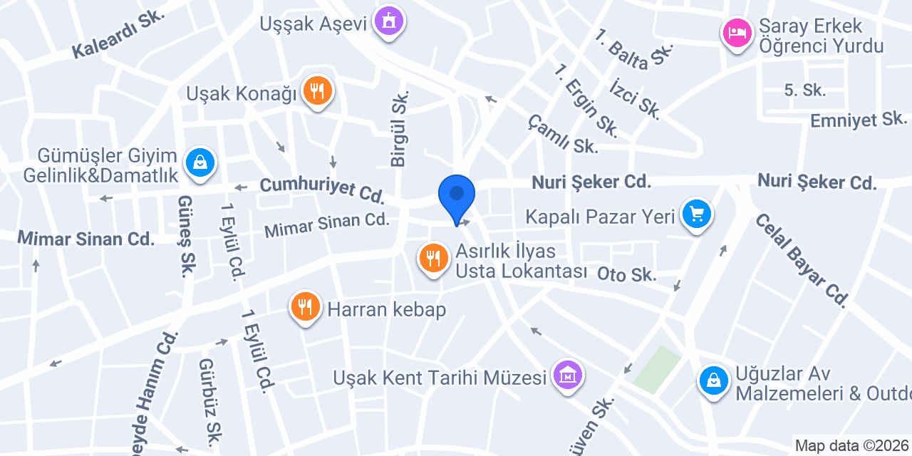 Garaj Taksi konumu