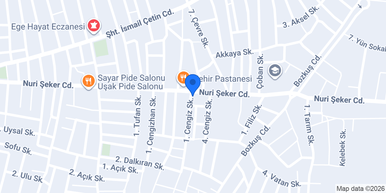Yiğit Pide Salonu konumu