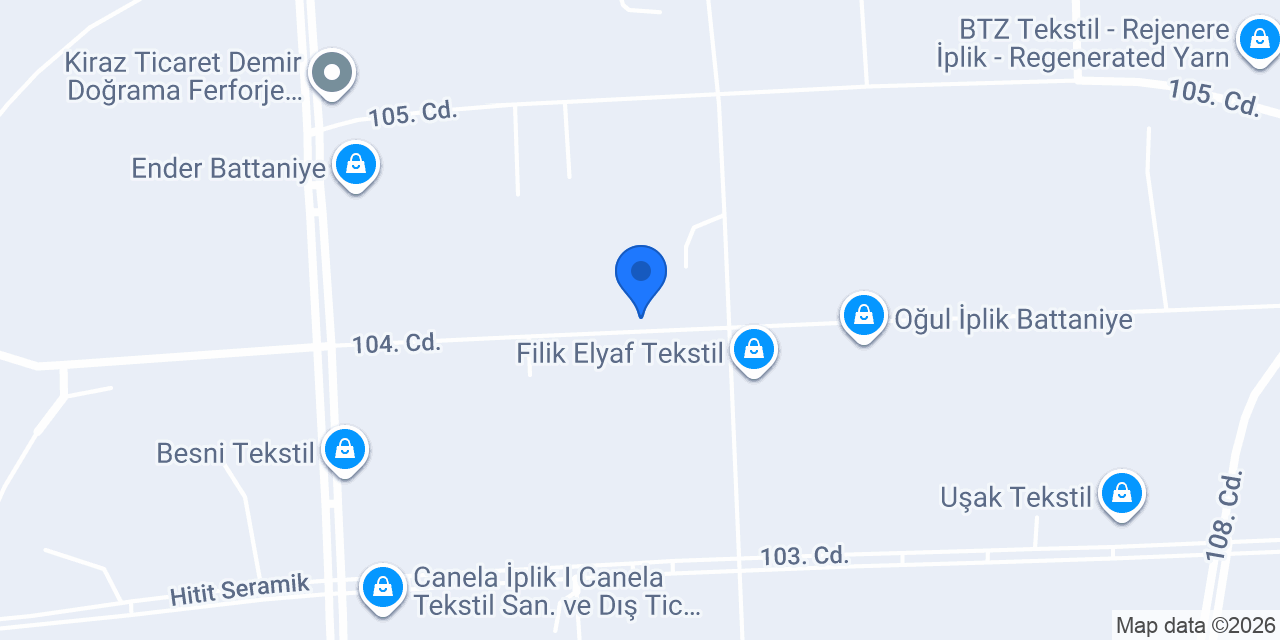 Seslim İplik Tekstil konumu