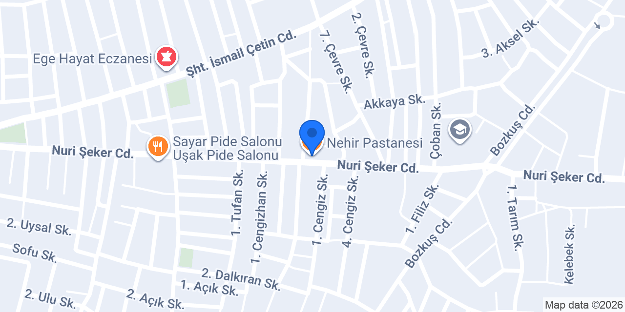 Nehir Pastanesi konumu