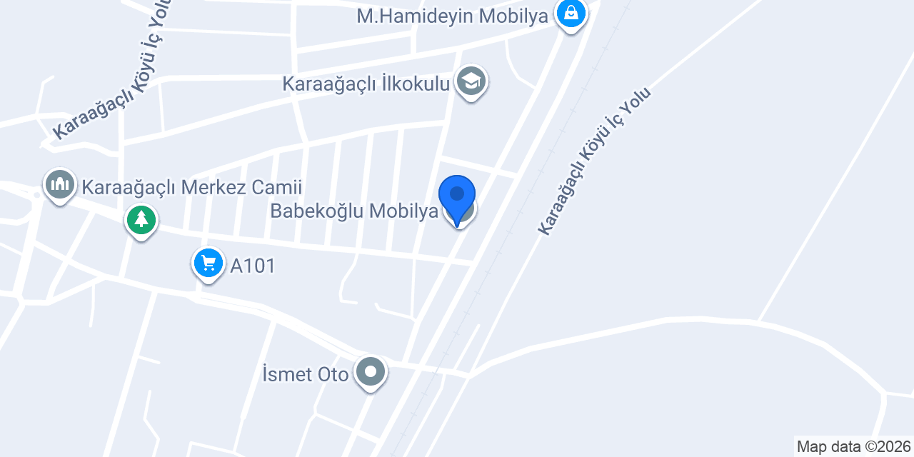 Babekoğlu Mobilya konumu