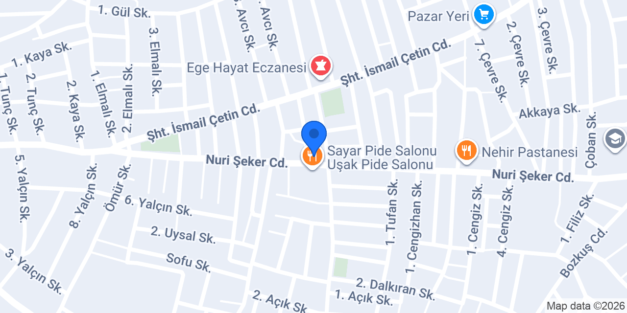 Uludağ Yapi Market-Albera Uşak konumu