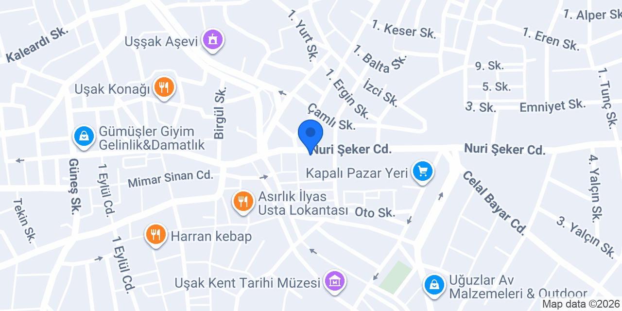 Öz Balban Ticaret konumu