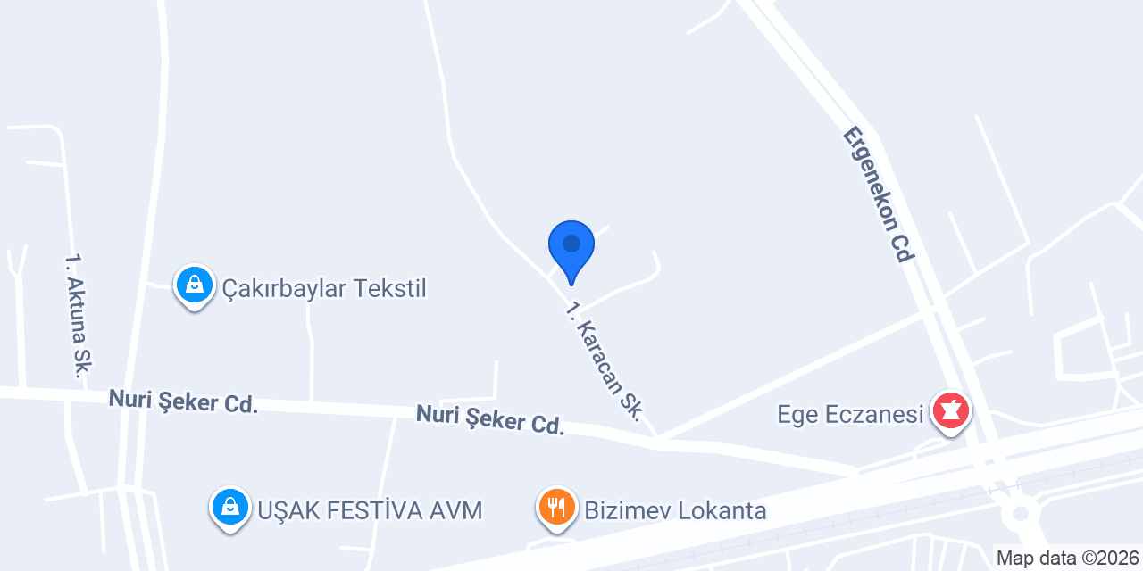 Basak Algida Usak Depo konumu