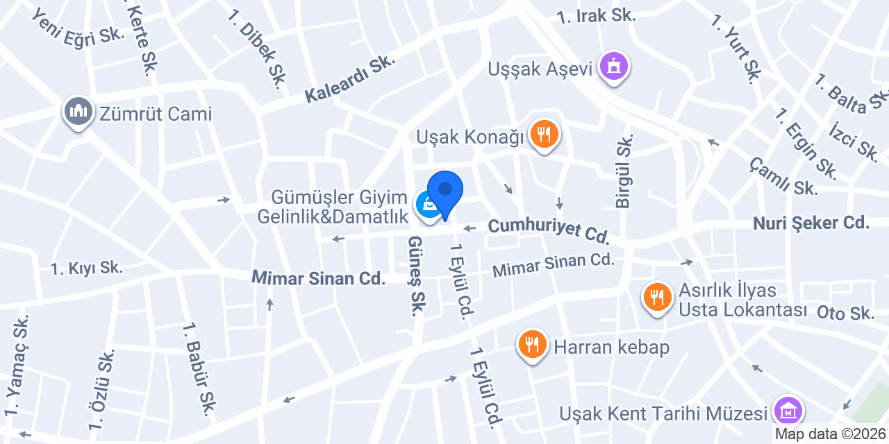 Özlem Pide Salonu konumu