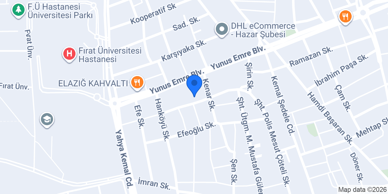 Prof. Dr. Süleyman Serdar Koca Kliniği konumu