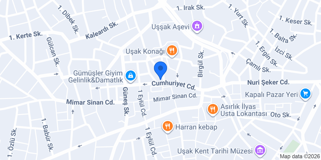 Ozyavuz Eczanesi konumu