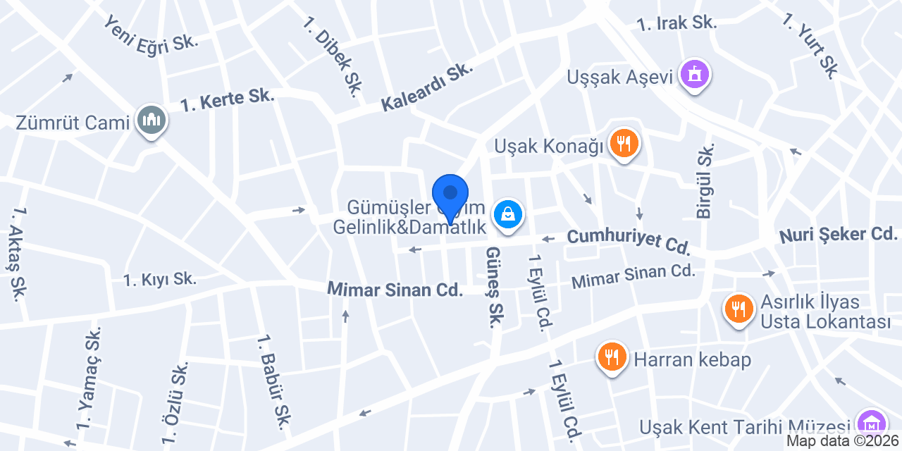 Konak Esila Konaklama konumu