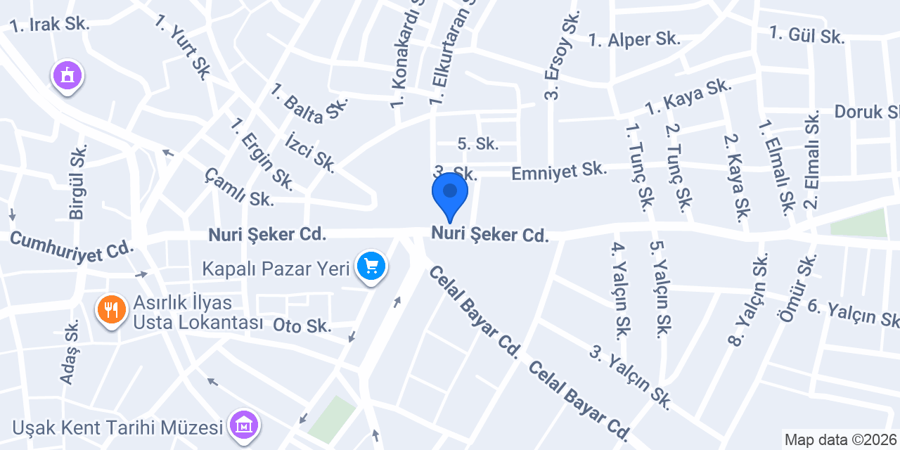 Efes Pastanesi konumu