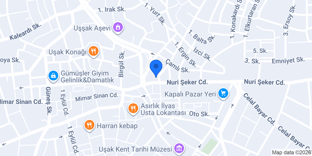 Uşak Anahtar konumu