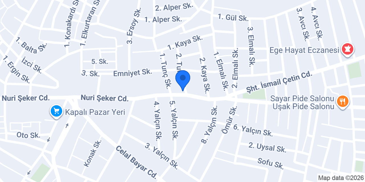 Baş Bay Bayan Terzi konumu