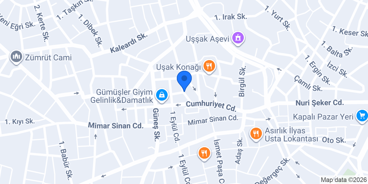 Altıntaş Elektrik konumu