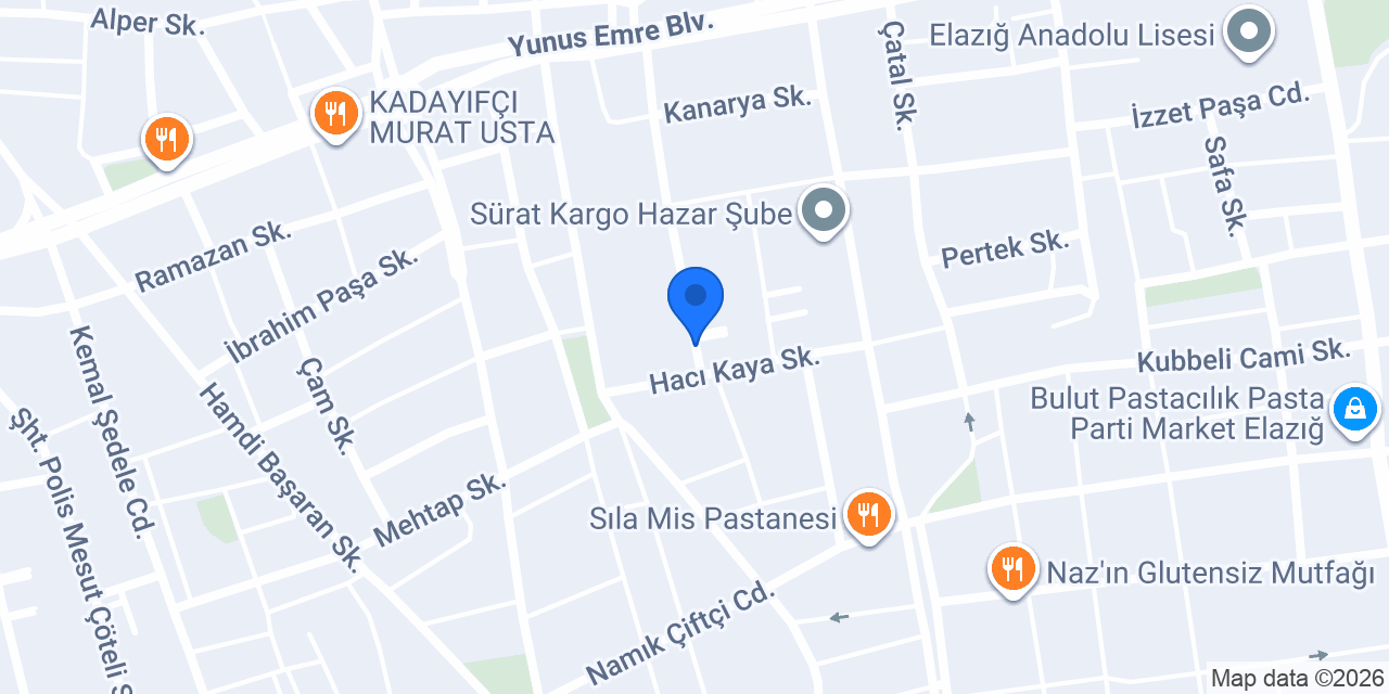 Şark Gıda Baharat konumu