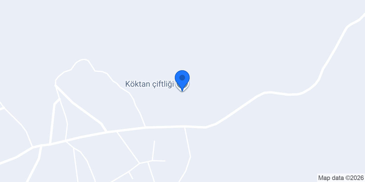 Köktan çiftliği konumu