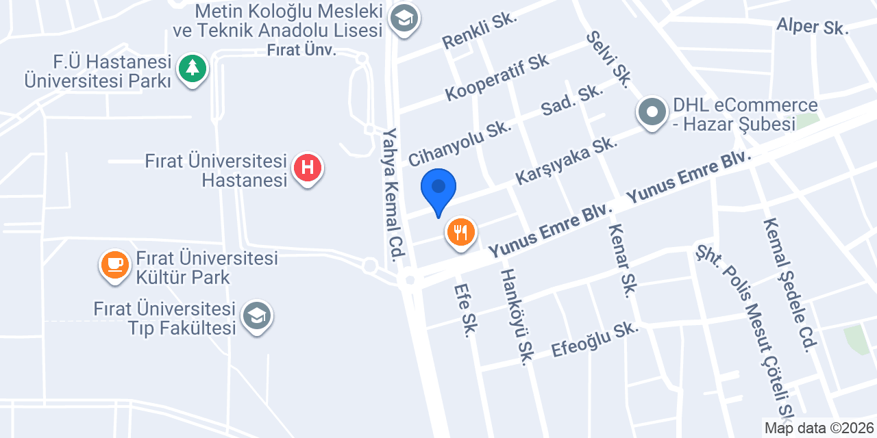 Sencan Kuaför konumu
