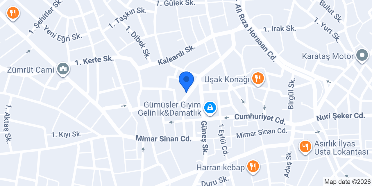 uşak kepenk konumu