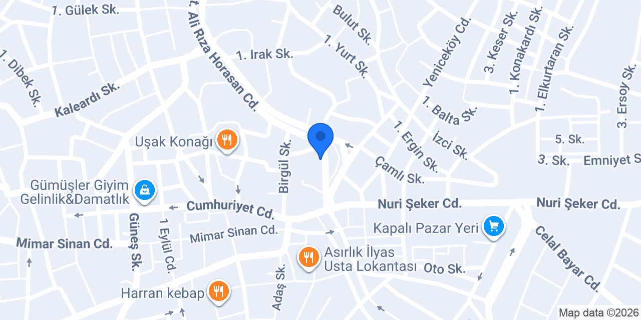 Yenigün Hair Design center konumu
