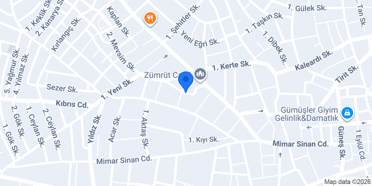 Zümrüt Eczanesi konumu